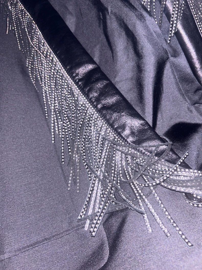 Saint Laurent Paris Saint Laurent Paris 16SS leather collar tassel jacket-2506 Size US S / EU 44-46 / 1 - 2 Thumbnail