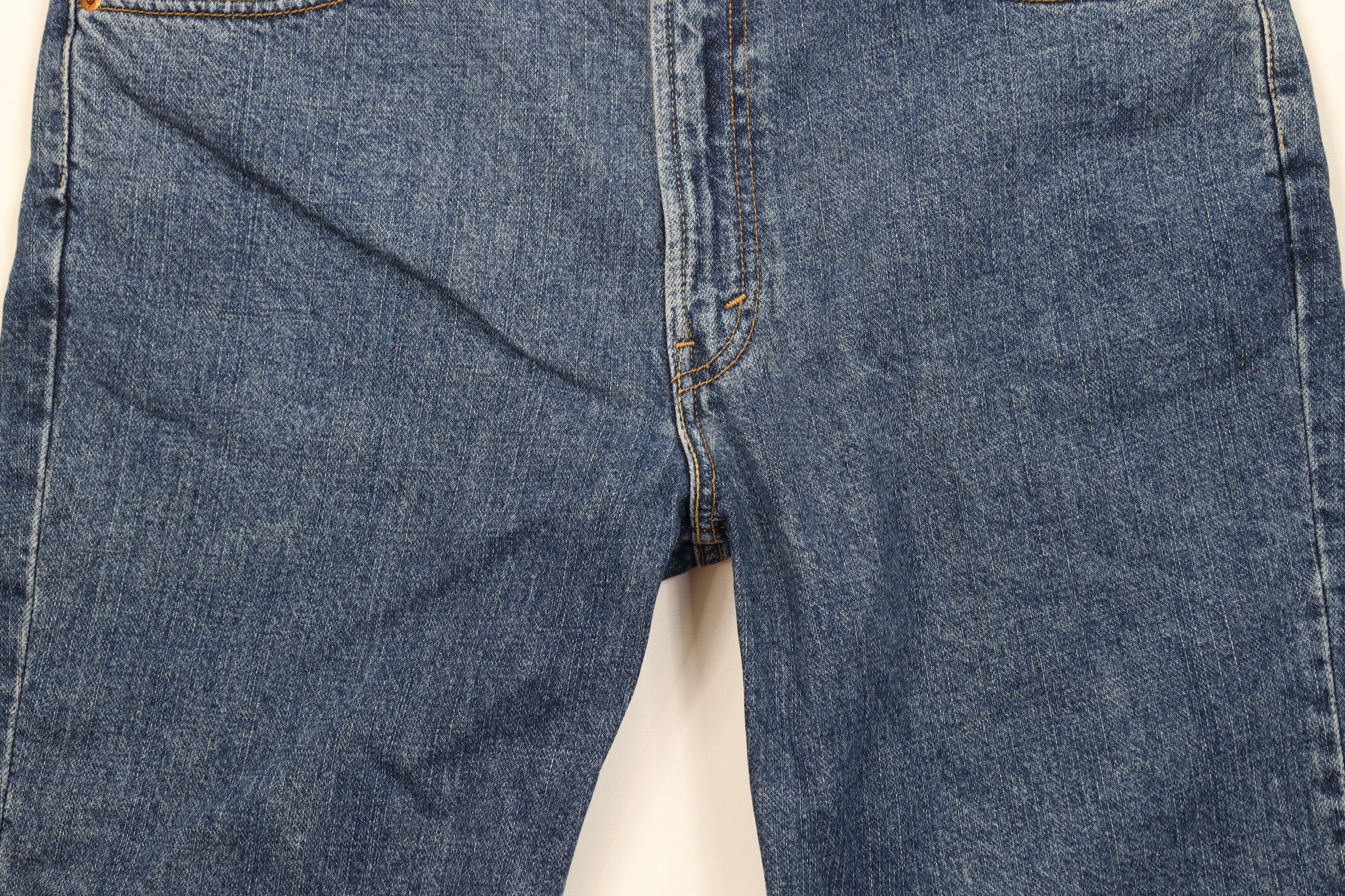 Levi's Vintage Y2K Levis 505 Fit Denim Jean Shorts Jorts Blue Size US 36 / EU 52 - 3 Thumbnail
