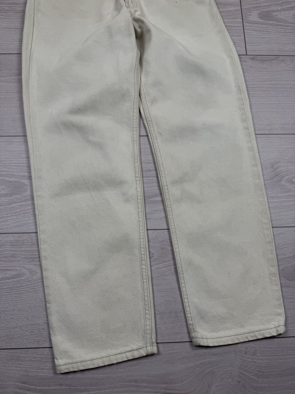 Levi's Vintage 90s Levis 550 Beige Faded Jeans Made in USA 32 sz Size US 32 / EU 48 - 6 Thumbnail