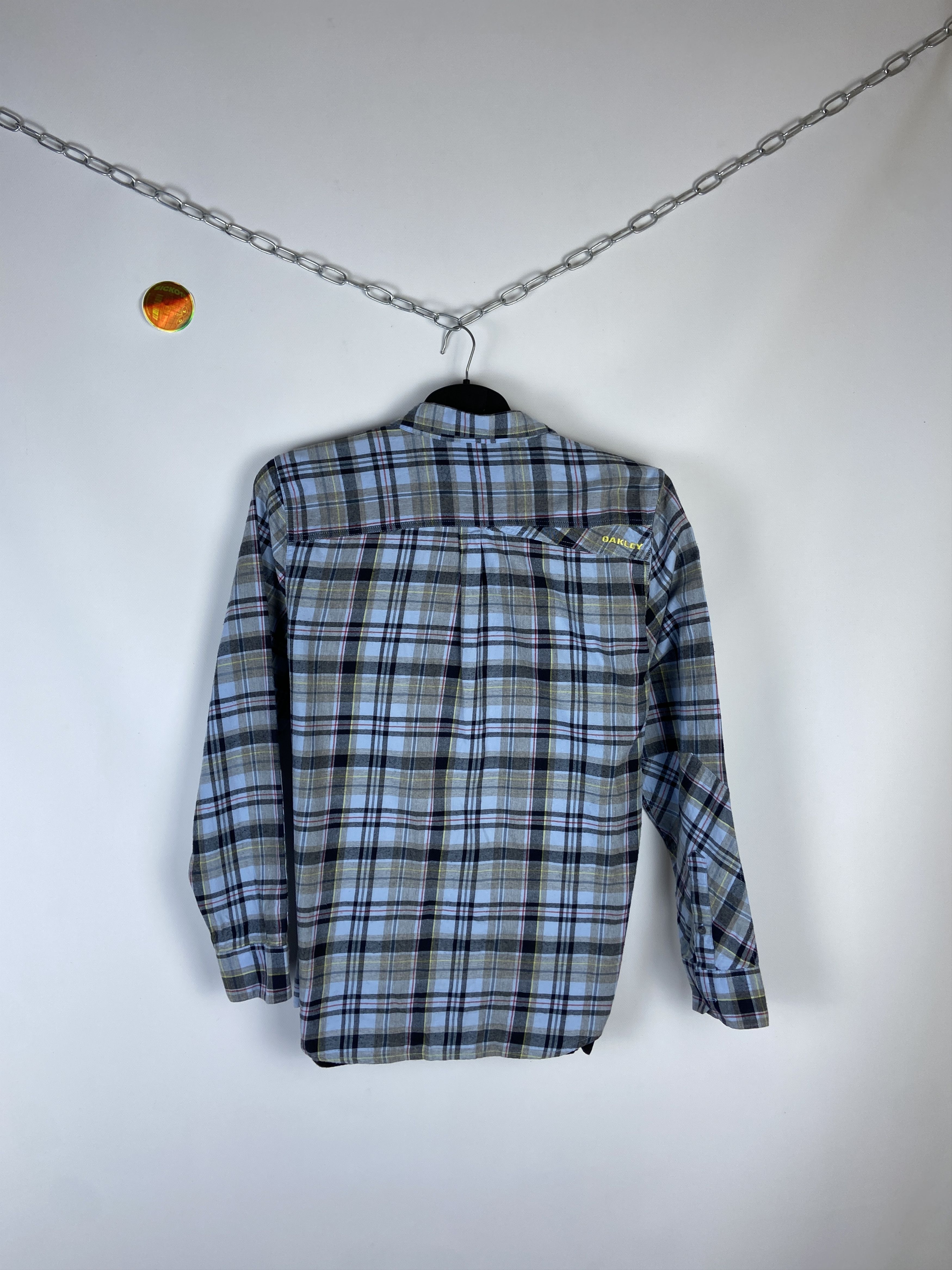 Oakley × Vintage Oakley Flannel Shirt Button Up Size US S / EU 44-46 / 1 - 8 Thumbnail
