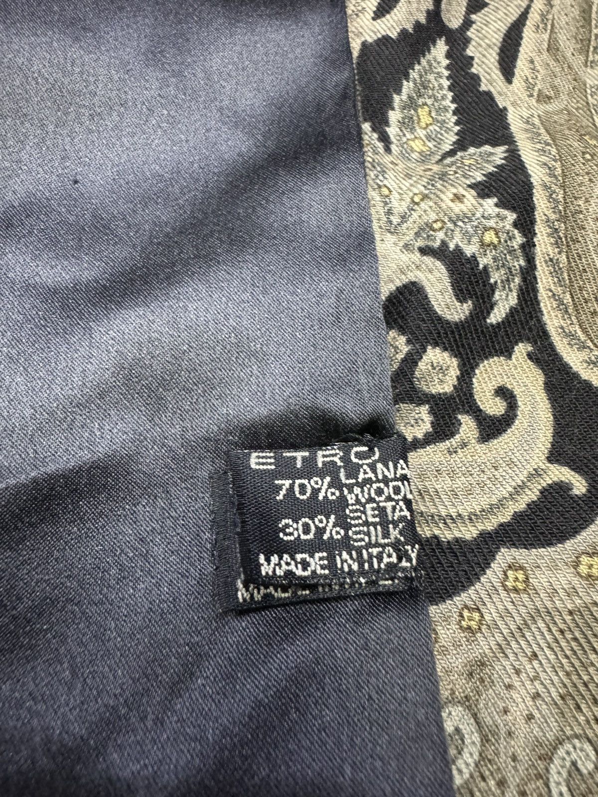 Etro PAISLEY ETRO COLORBLOCK SILK SCARF Size ONE SIZE - 5 Thumbnail