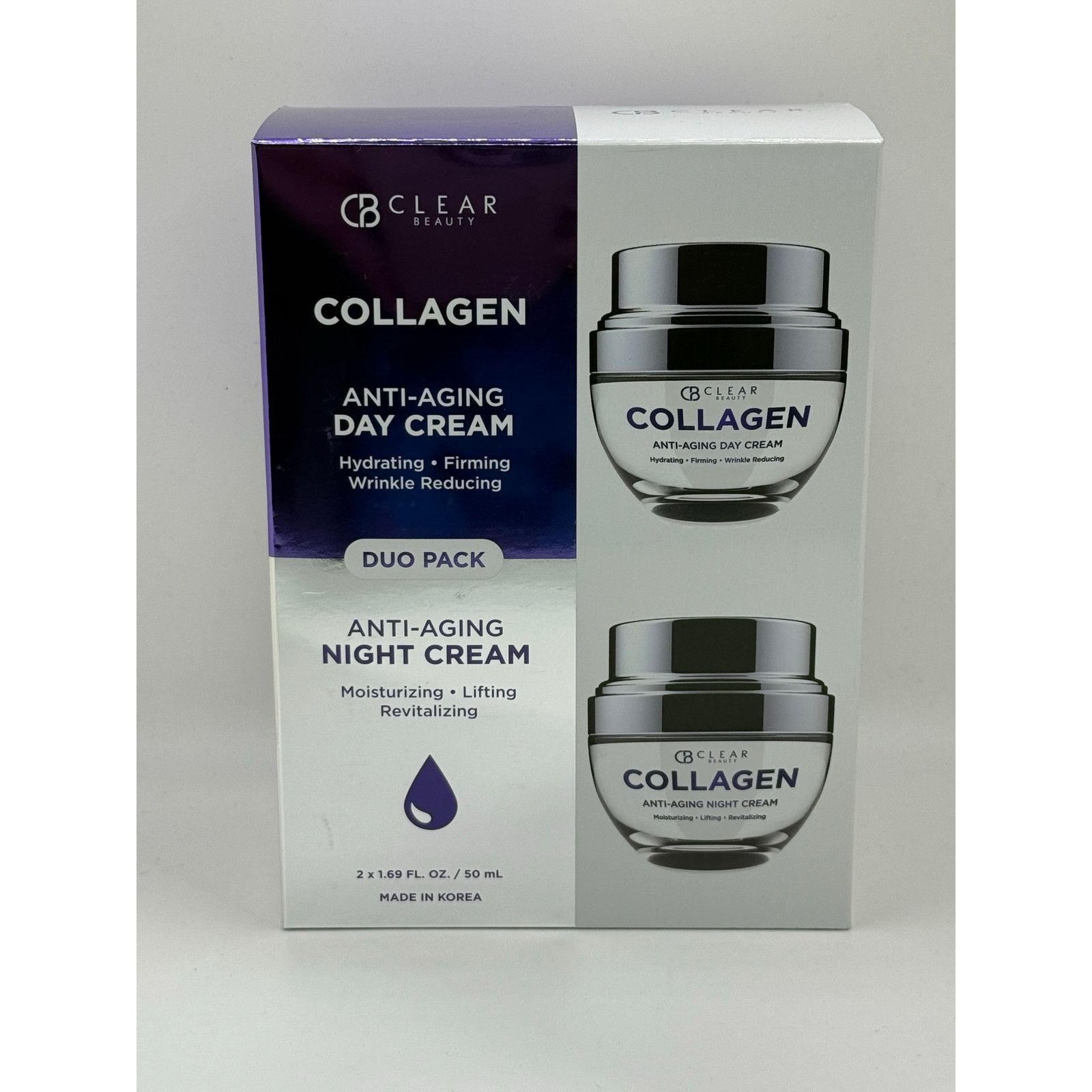 Other SEALED Clear Beauty Anti-Aging Day and Night Cream Duo Pack Size ONE SIZE - 1 Thumbnail