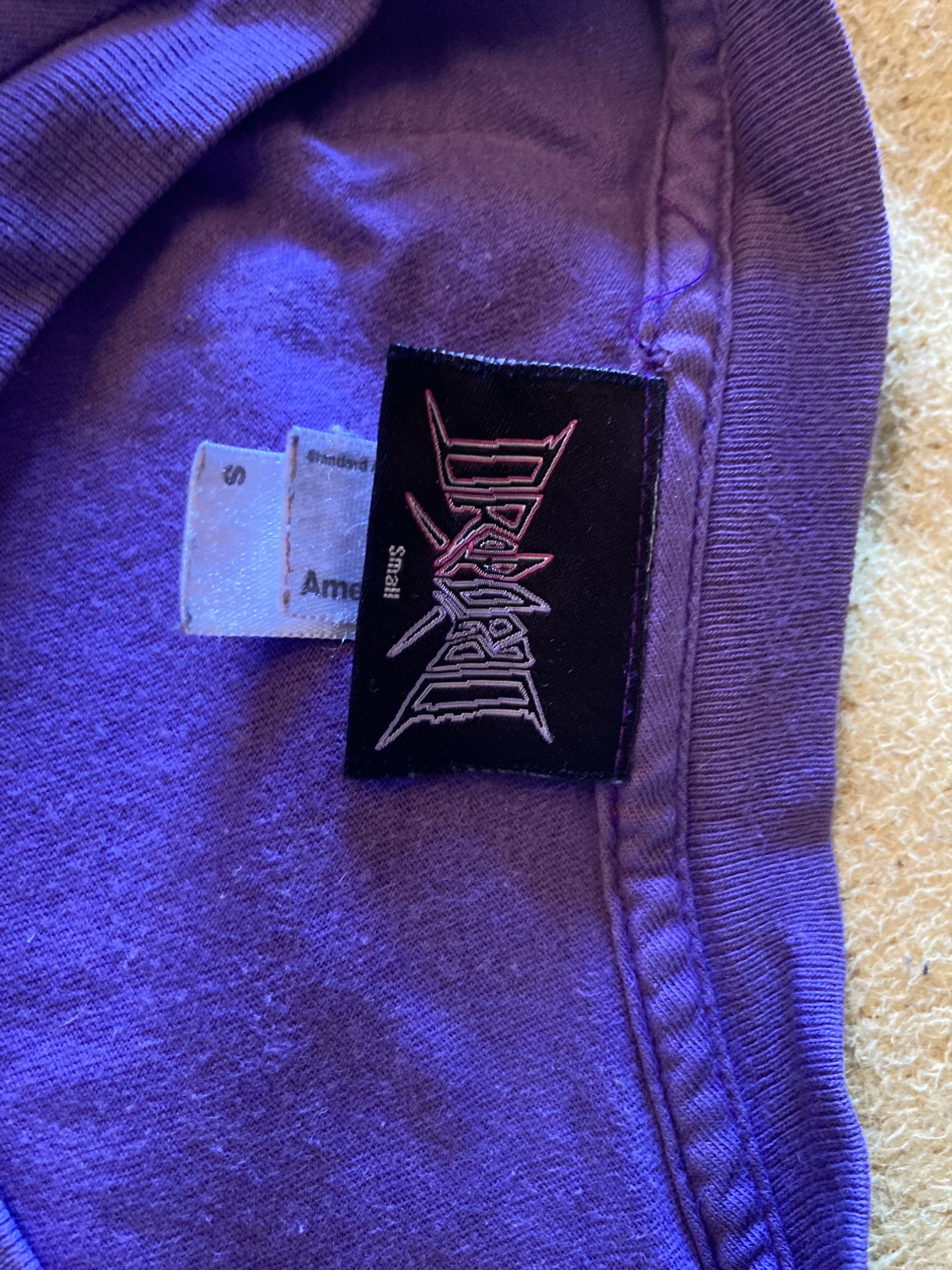 Drop Dead Clothing RARE Dropdead Stacked Logo (purple) OG VINTAGE 1st Print Size US S / EU 44-46 / 1 - 4 Thumbnail