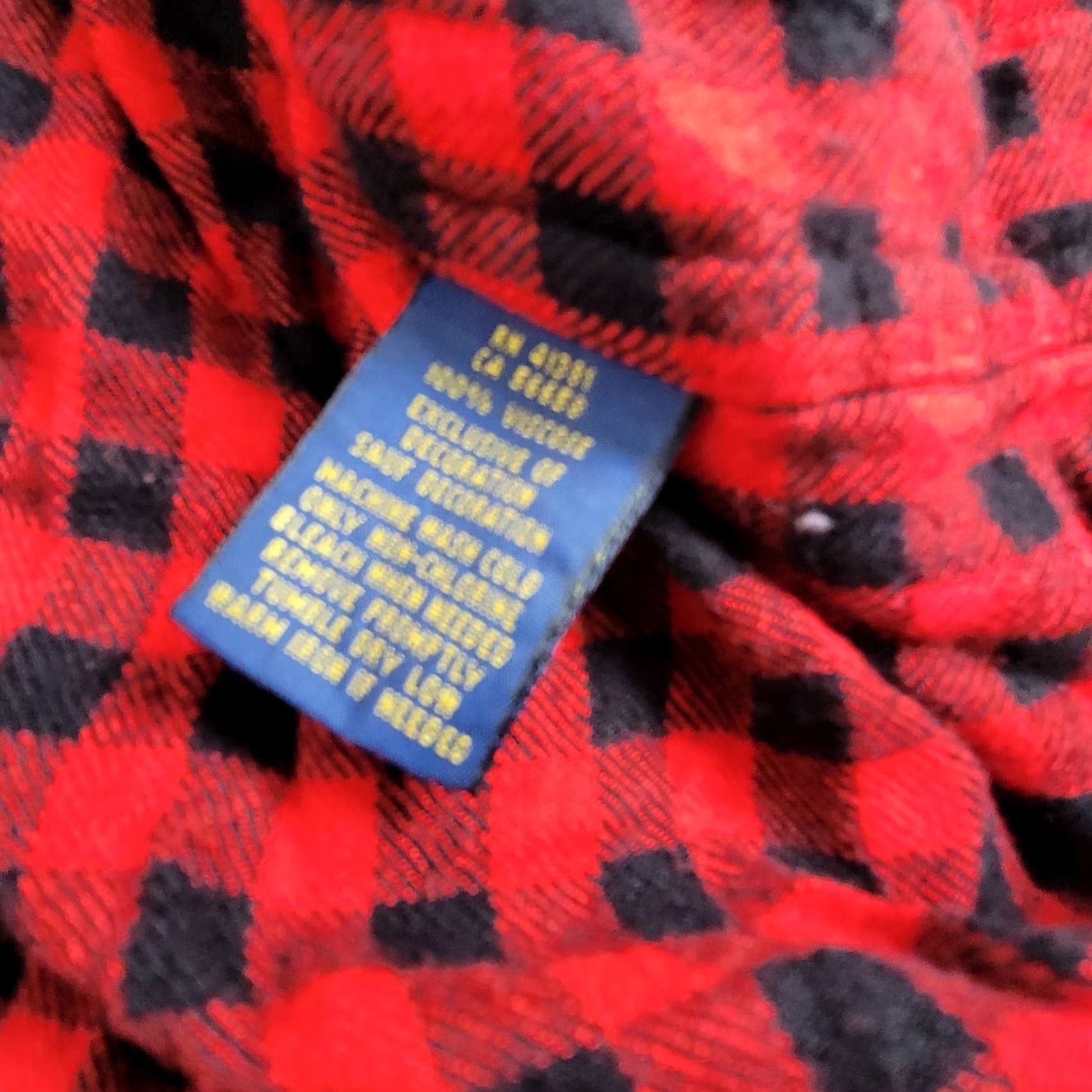 Ralph Lauren Ralph Lauren Shirt Mens XL Red/Black Buffalo Check Flannel Western Casual Pony Button-Down Long Sleeve Shirt Size US XL / EU 56 / 4 - 4 Thumbnail