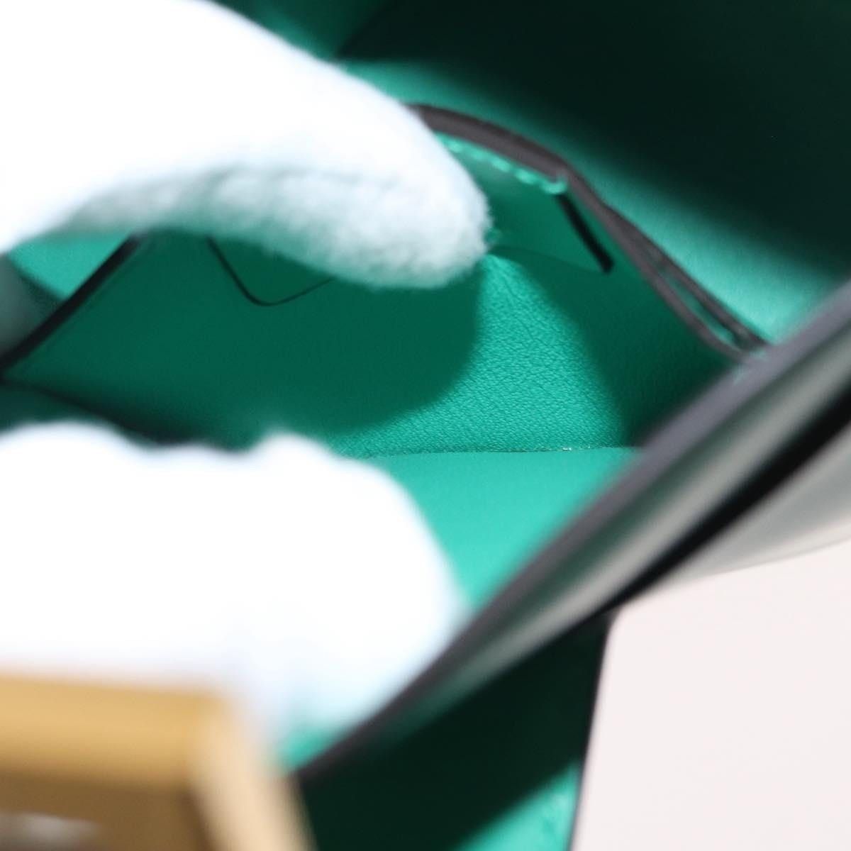 Salvatore Ferragamo Salvatore Ferragamo Leather Gancini Trifolio Handbag Green Size ONE SIZE - 11 Thumbnail