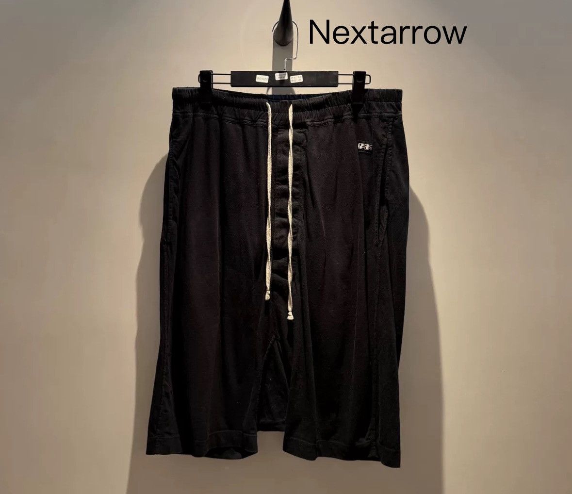 Rick Owens Rick owens drkshdw double line letter sticker crotch shorts Size US 32 / EU 48 - 1 Thumbnail