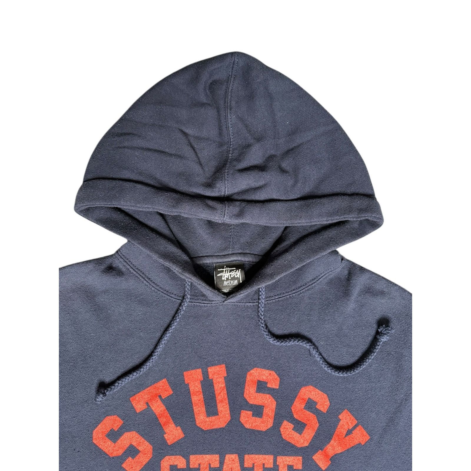 Stussy × Vintage Vintage Stussy State of Mind 1980 Hoodie Size US M / EU 48-50 / 2 - 5 Thumbnail