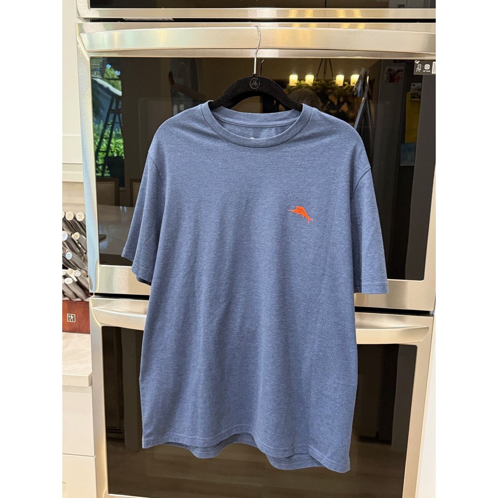 Tommy Bahama TOMMY BAHAMA T-Shirt Local Watering Hole Mens Medium BLUE Size US M / EU 48-50 / 2 - 2 Thumbnail