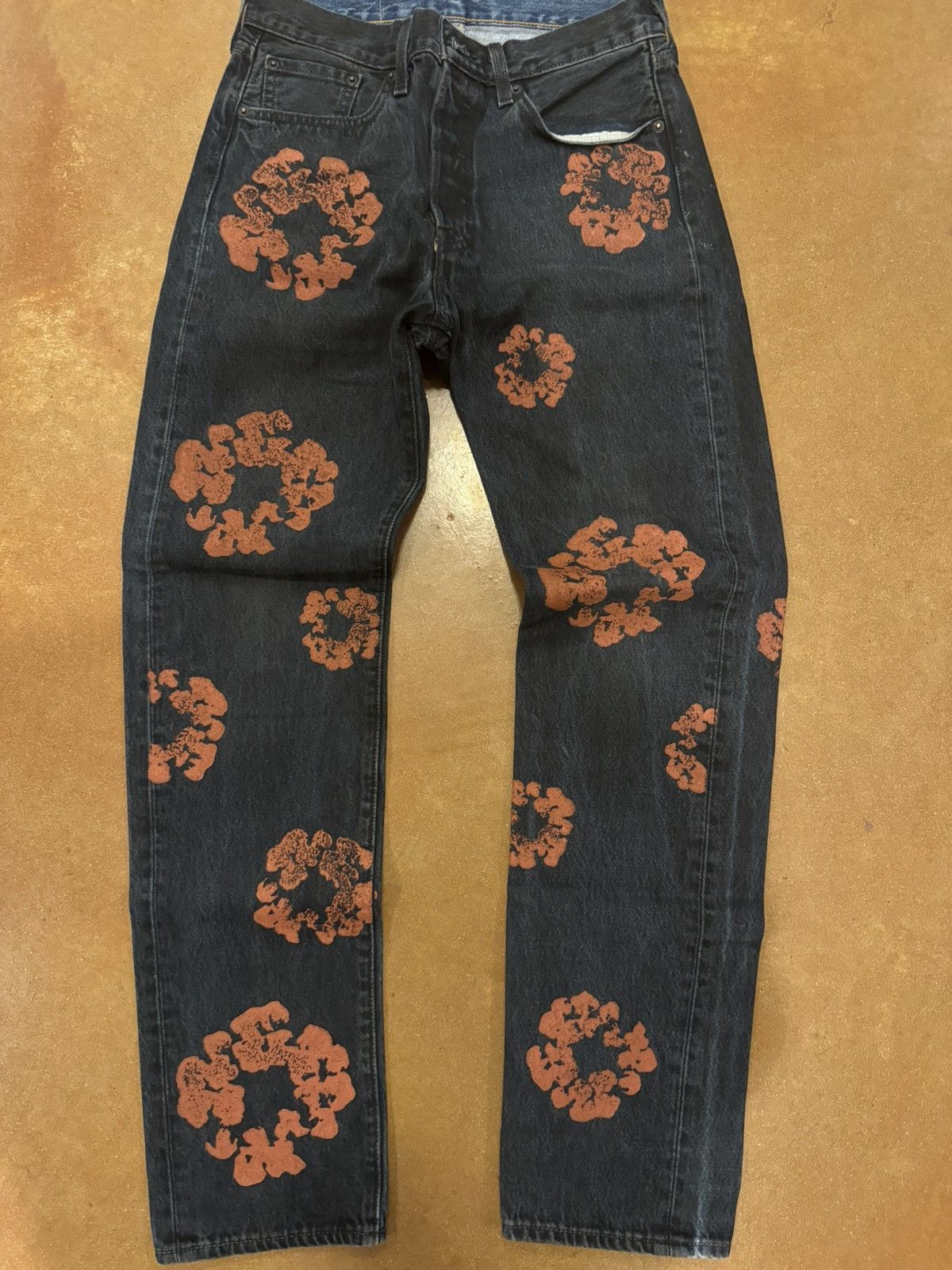 DENIM TEARS Black clay denim tears Size US 30 / EU 46 - 1 Thumbnail