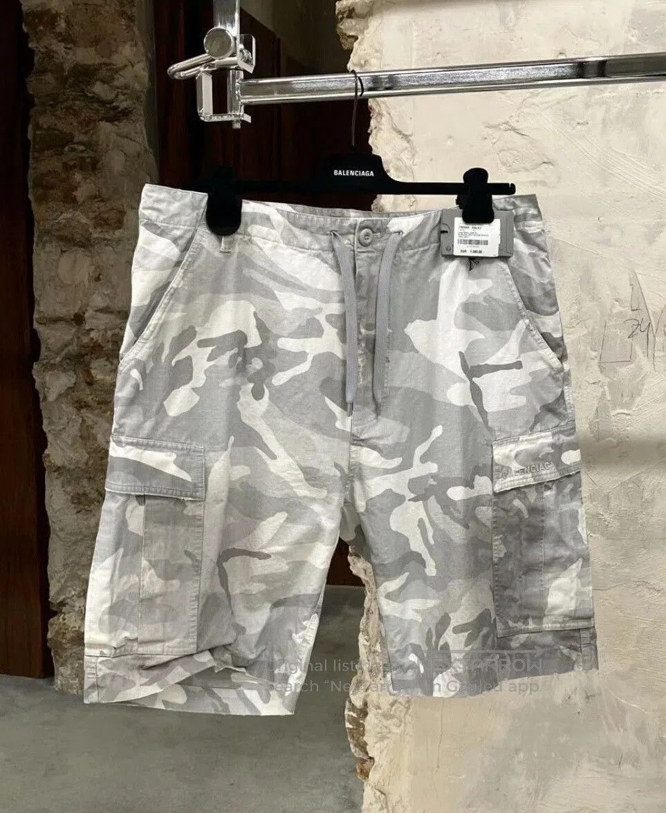 Balenciaga Balenciaga 24ss Camouflage Cargo Shorts. Size US 36 / EU 52 - 9 Thumbnail