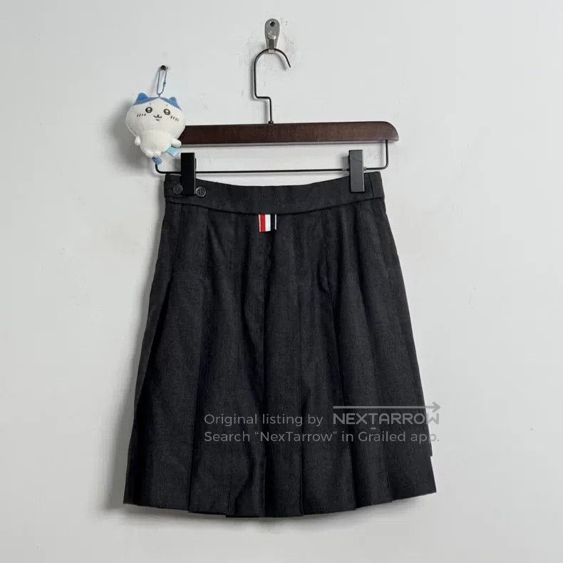 Thom Browne Thom Browne Woolen stripe pleated skirt Size 24" / US 00 / IT 34 - 3 Thumbnail