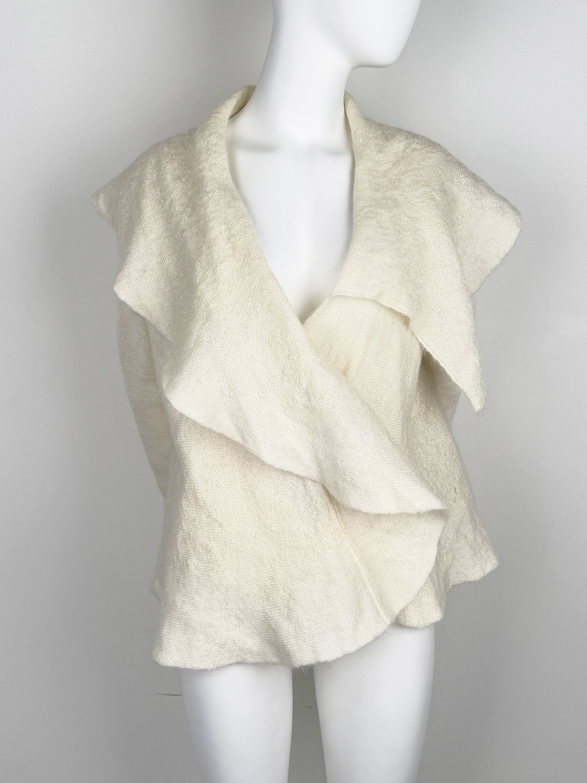 plein sud Plein Sud Vintage Mohair Wrap Jacket Top Knitted Cardigan Size M / US 6-8 / IT 42-44 - 1 Thumbnail