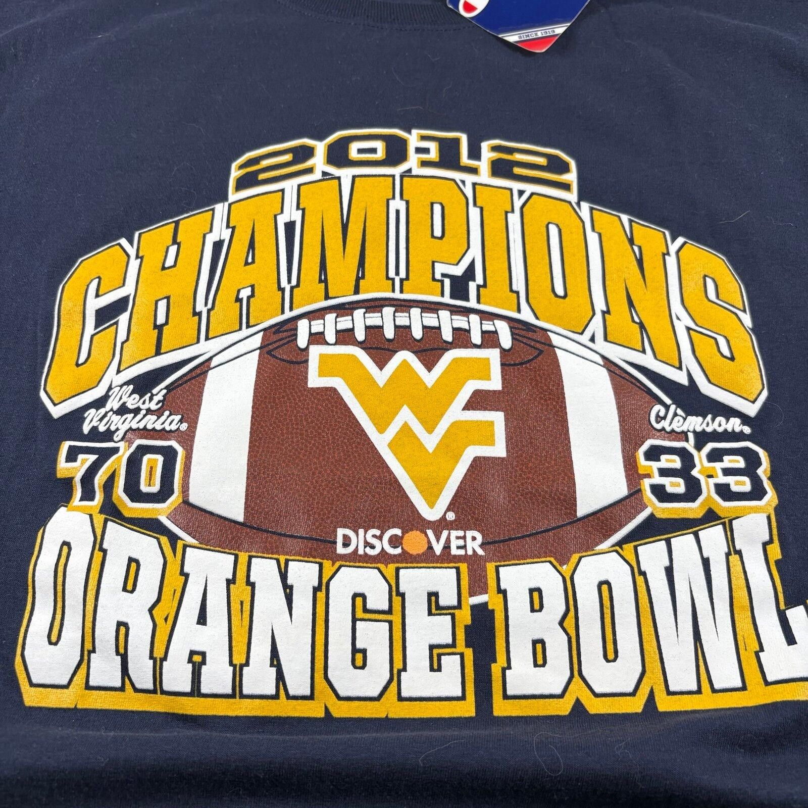 Hanes NWT 2012 West Virginia Football te Size US L / EU 52-54 / 3 - 4 Thumbnail