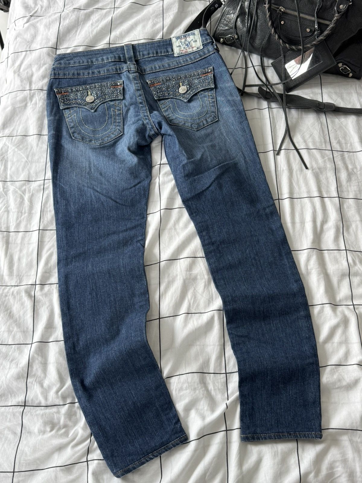 True Religion Sexy Washed Low Waist True Religion Jeans Size 29 Japanesse Size 29" - 6 Thumbnail