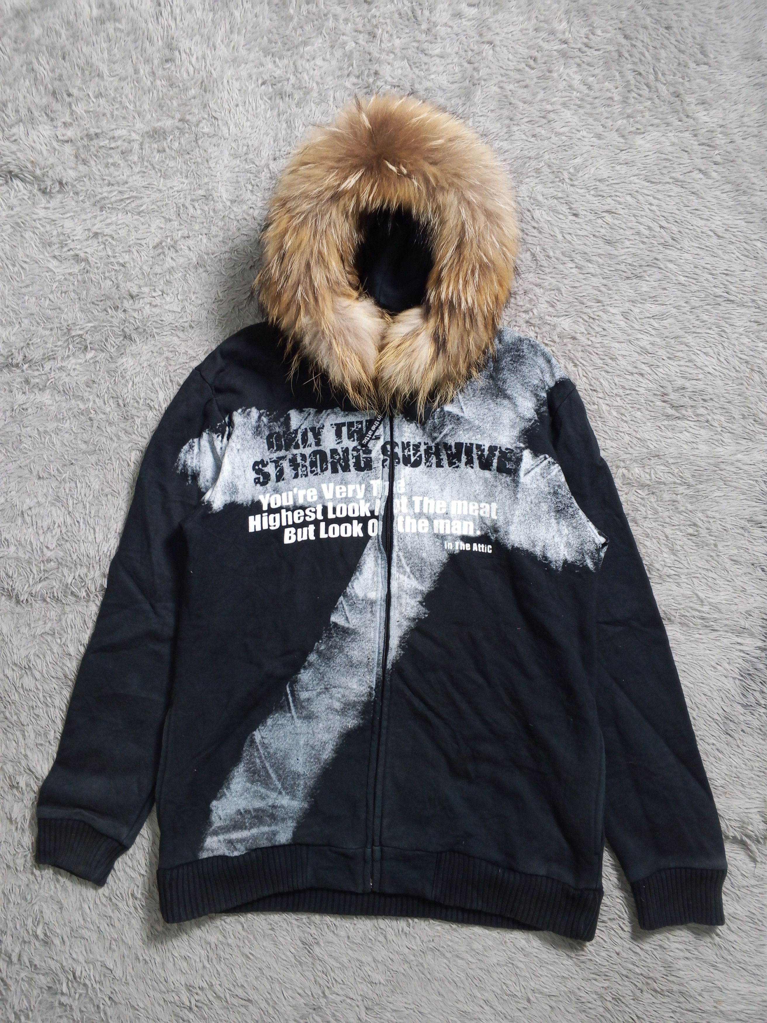 In The Attic In The Attic Japan Y2k Faux Fur Hoodie Size US M / EU 48-50 / 2 - 1 Thumbnail