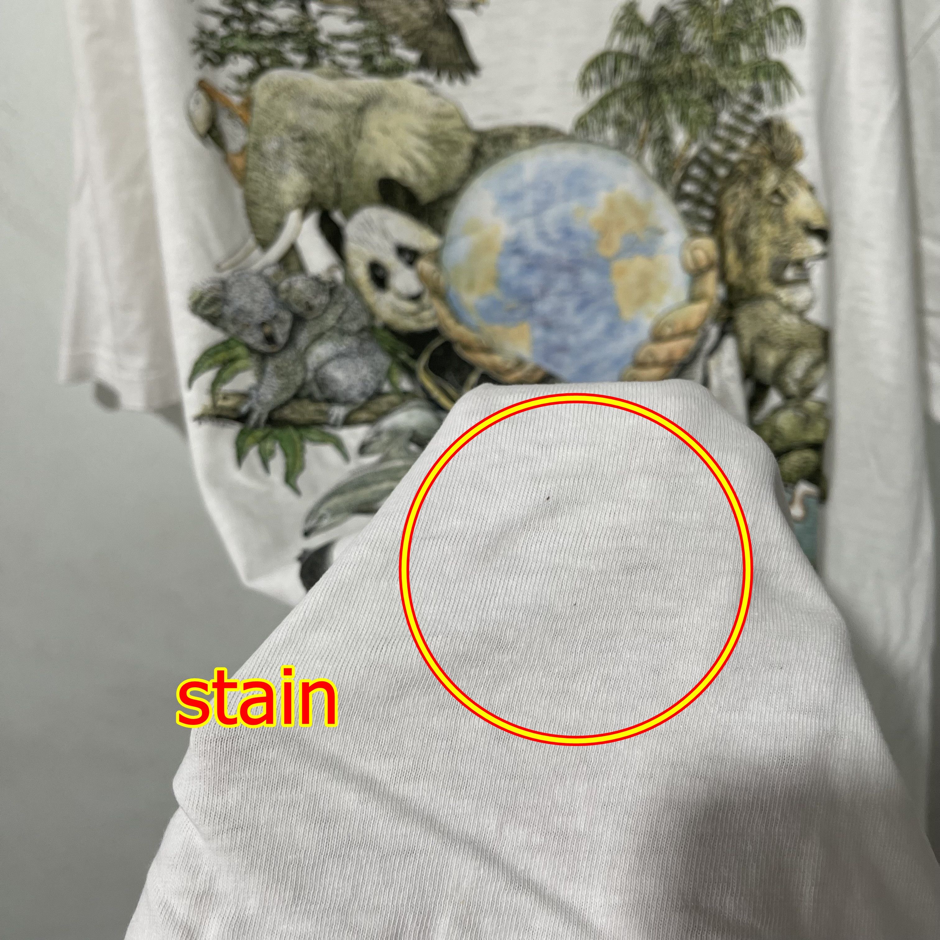 Vintage Vintage 1990 Earth Day T-Shirt Size US XL / EU 56 / 4 - 11 Thumbnail