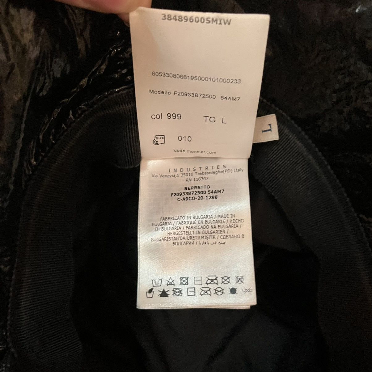 Moncler Iconic black Moncler bucket hat Size ONE SIZE - 4 Thumbnail