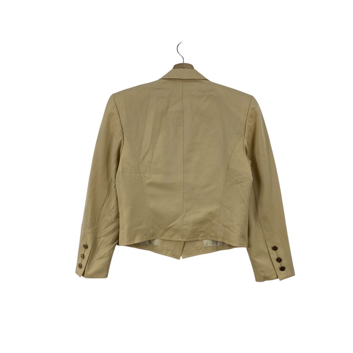 Etienne Aigner Vintage ETIENNE AIGNER Cropped Double Breasted Blazer Size S / US 4 / IT 40 - 7 Thumbnail