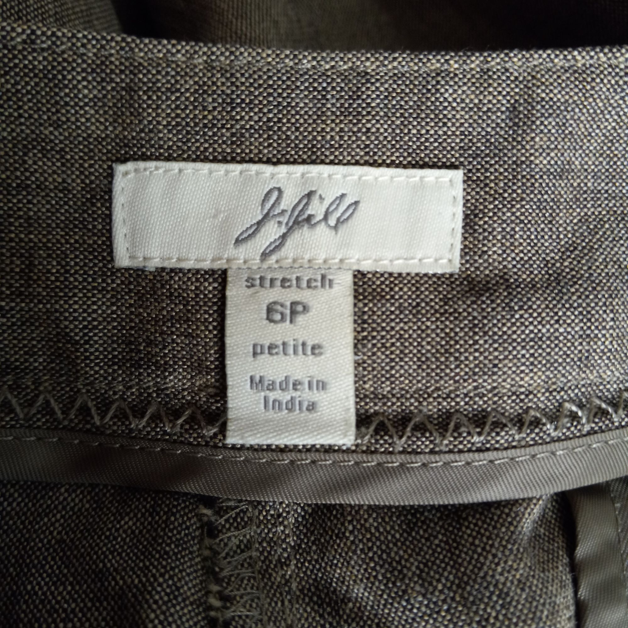 J. Jill J.Jill Size 6P Cropped Pants Womens Brown Wool Blend Petite Size 30" / US 8 / IT 44 - 6 Thumbnail