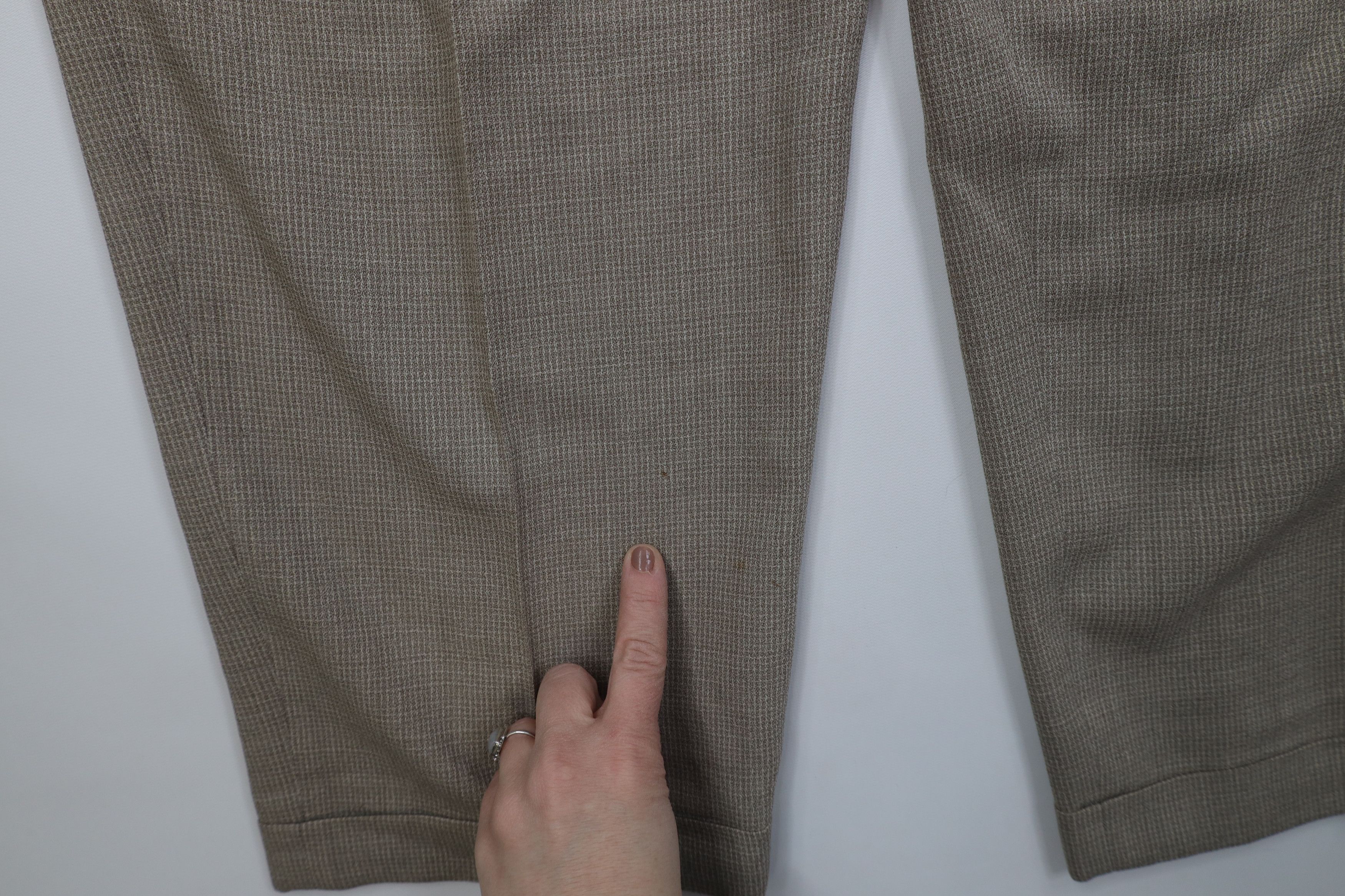 Vintage Vintage 90s Streetwear Wool Knit Wide Leg Chino Pants Size US 36 / EU 52 - 5 Thumbnail