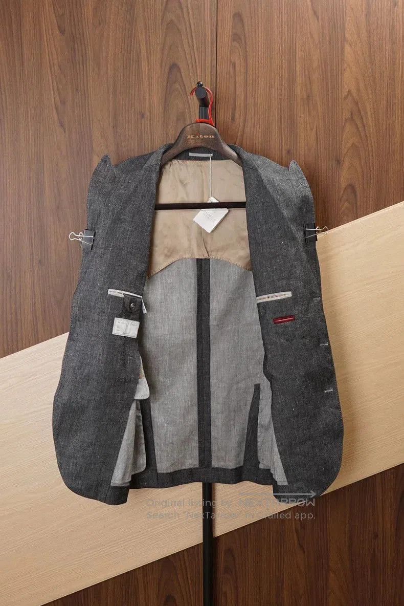 Brunello Cucinelli Brunello Cucinelli Denim Blazer. Size US L / EU 52-54 / 3 - 4 Thumbnail