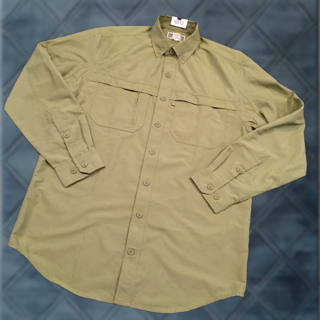Vintage Duluth Shirt Mens Medium Tall Green Roll Tab Long Sleeve Button Up Pockets Size US M / EU 48-50 / 2 - 1 Thumbnail