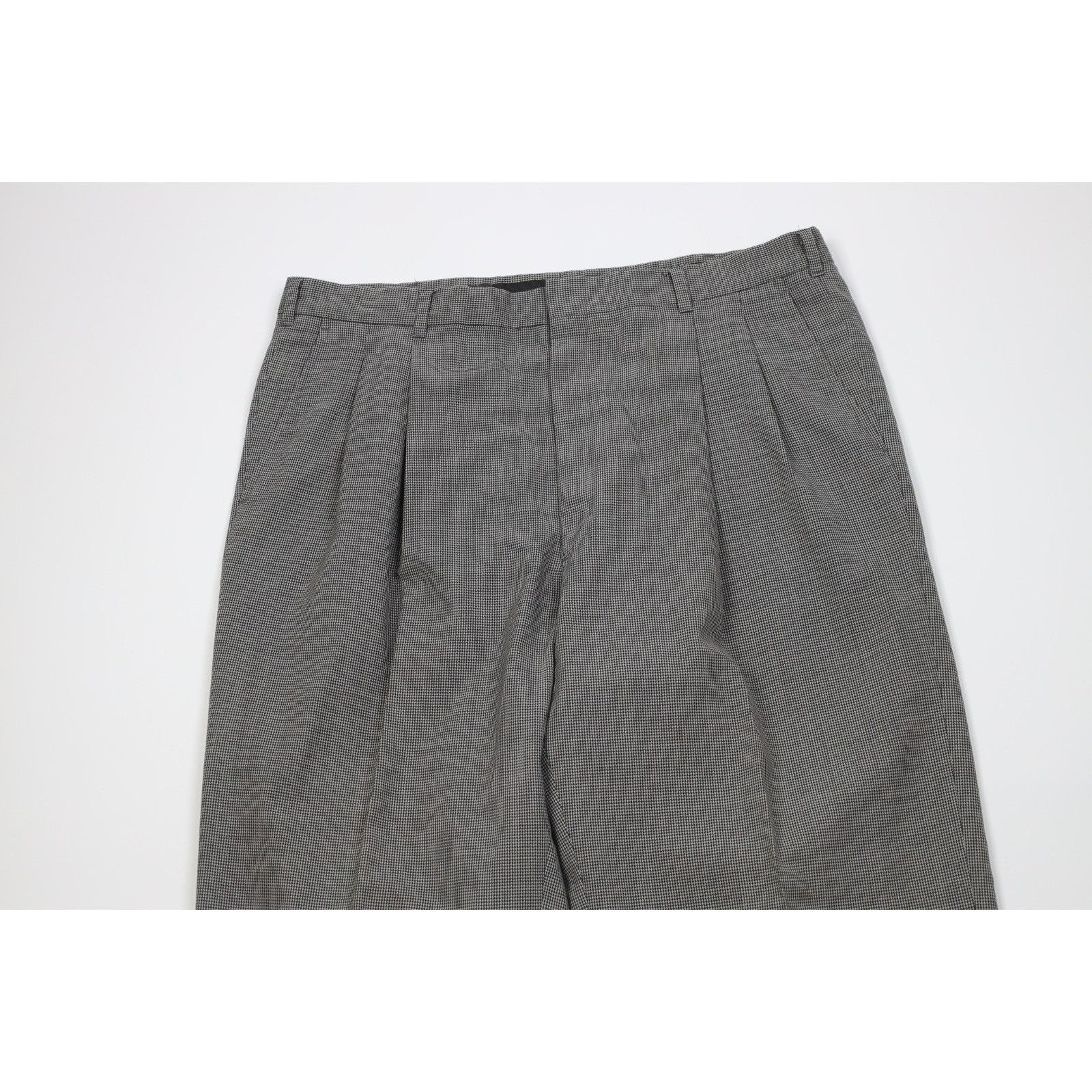 Vintage Vintage 80s 90s 2 Piece Double Breasted Suit Wedding Size 46L - 13 Thumbnail