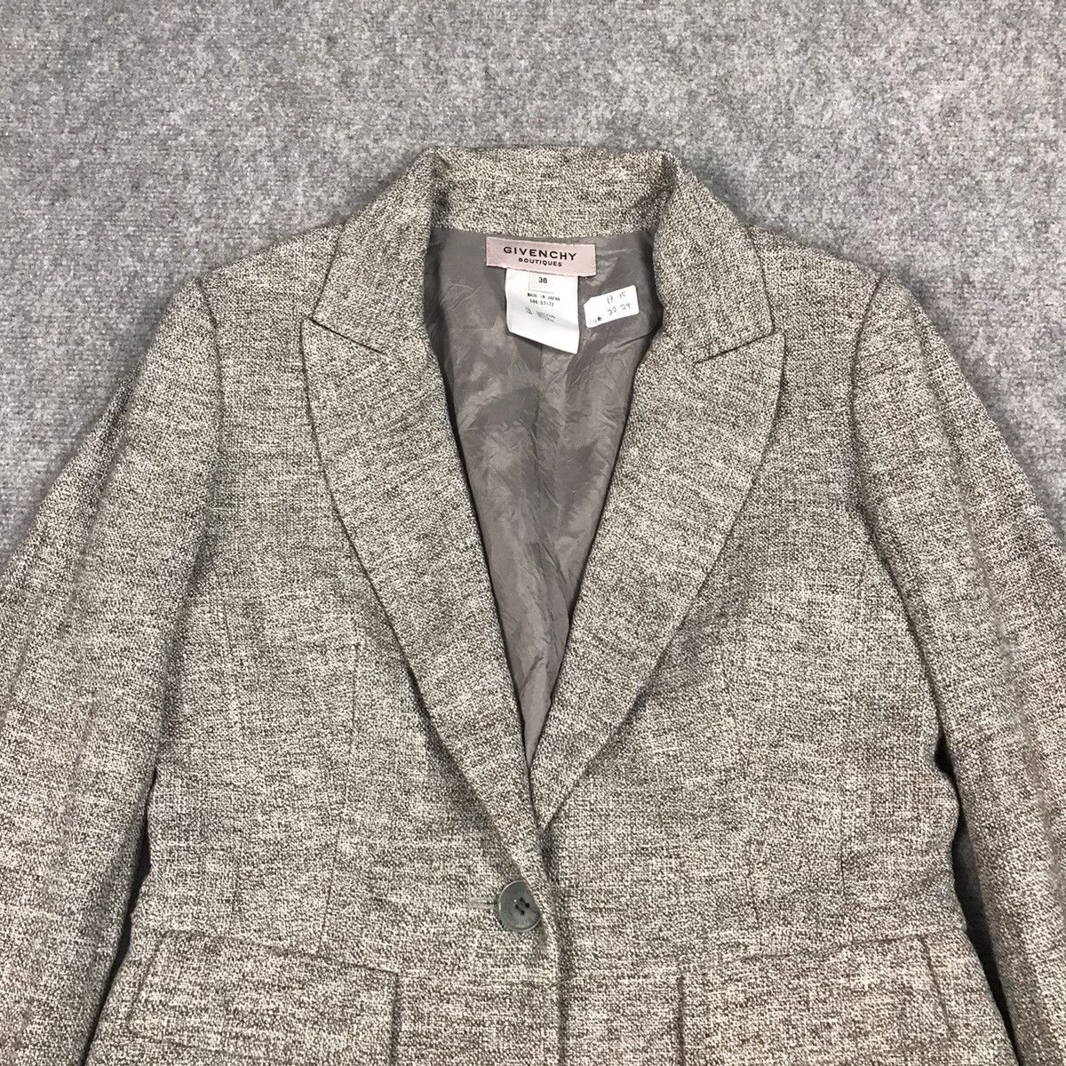 Givenchy GIVENCHY BOUTIQUE GRAY WOMAN BLAZER COAT JACKET Size XS / US 0-2 / IT 36-38 - 2 Thumbnail
