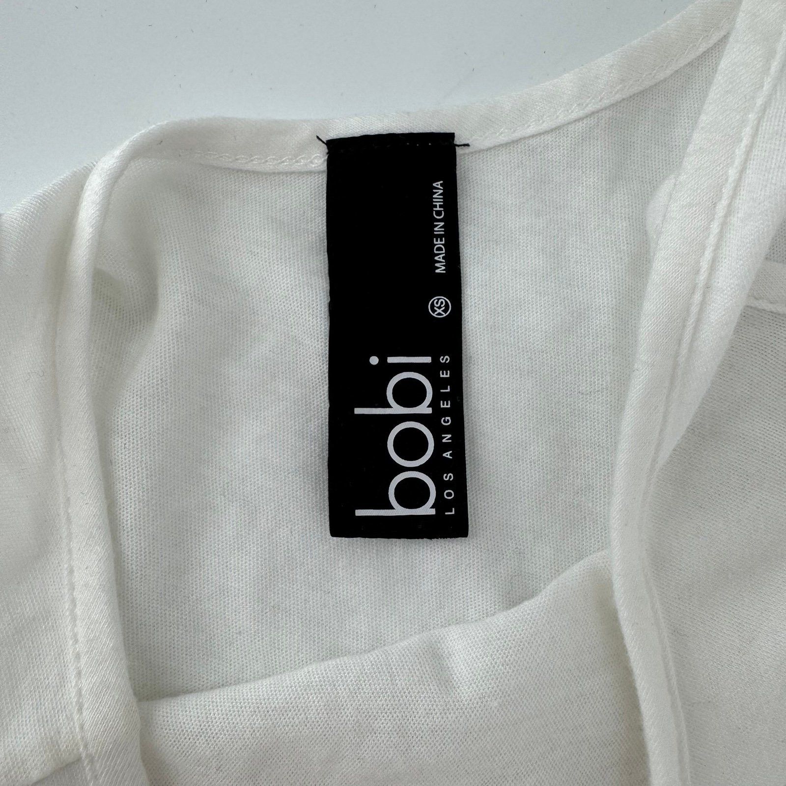Other BOBI Ruffle Back Tank Top White XS Size XS / US 0-2 / IT 36-38 - 3 Thumbnail