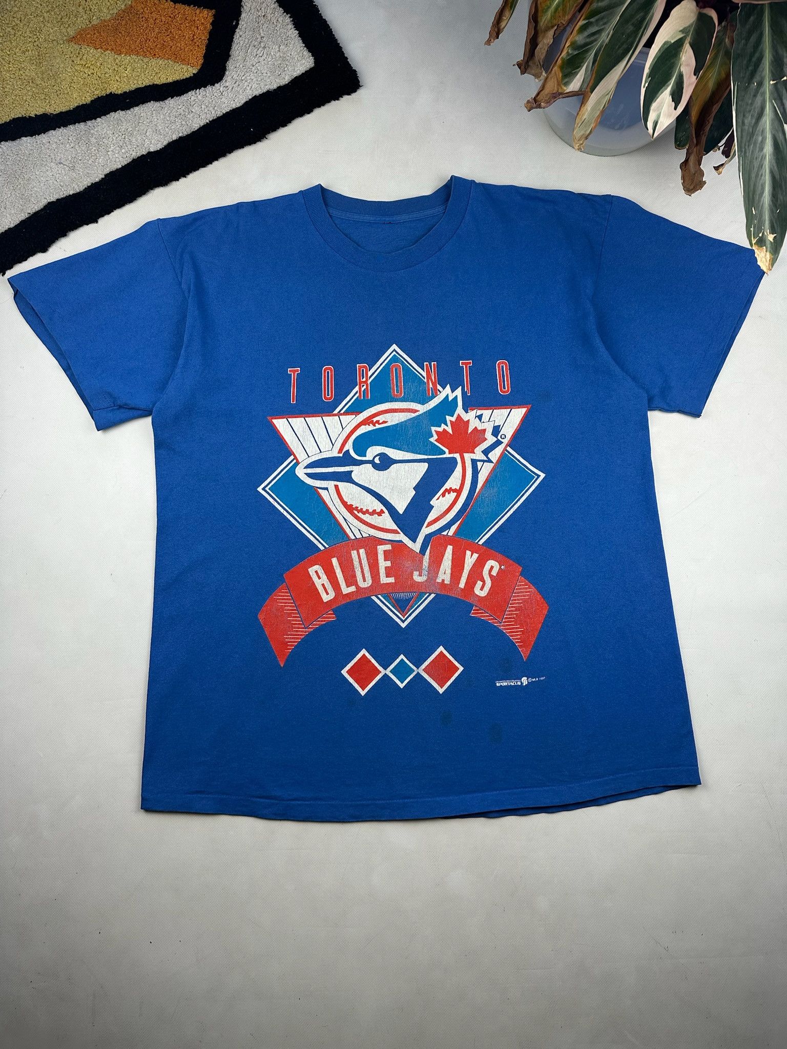 MLB Vintage 1993 Toronto Blue Jays MLB T-shirt Size US XL / EU 56 / 4 - 1 Thumbnail