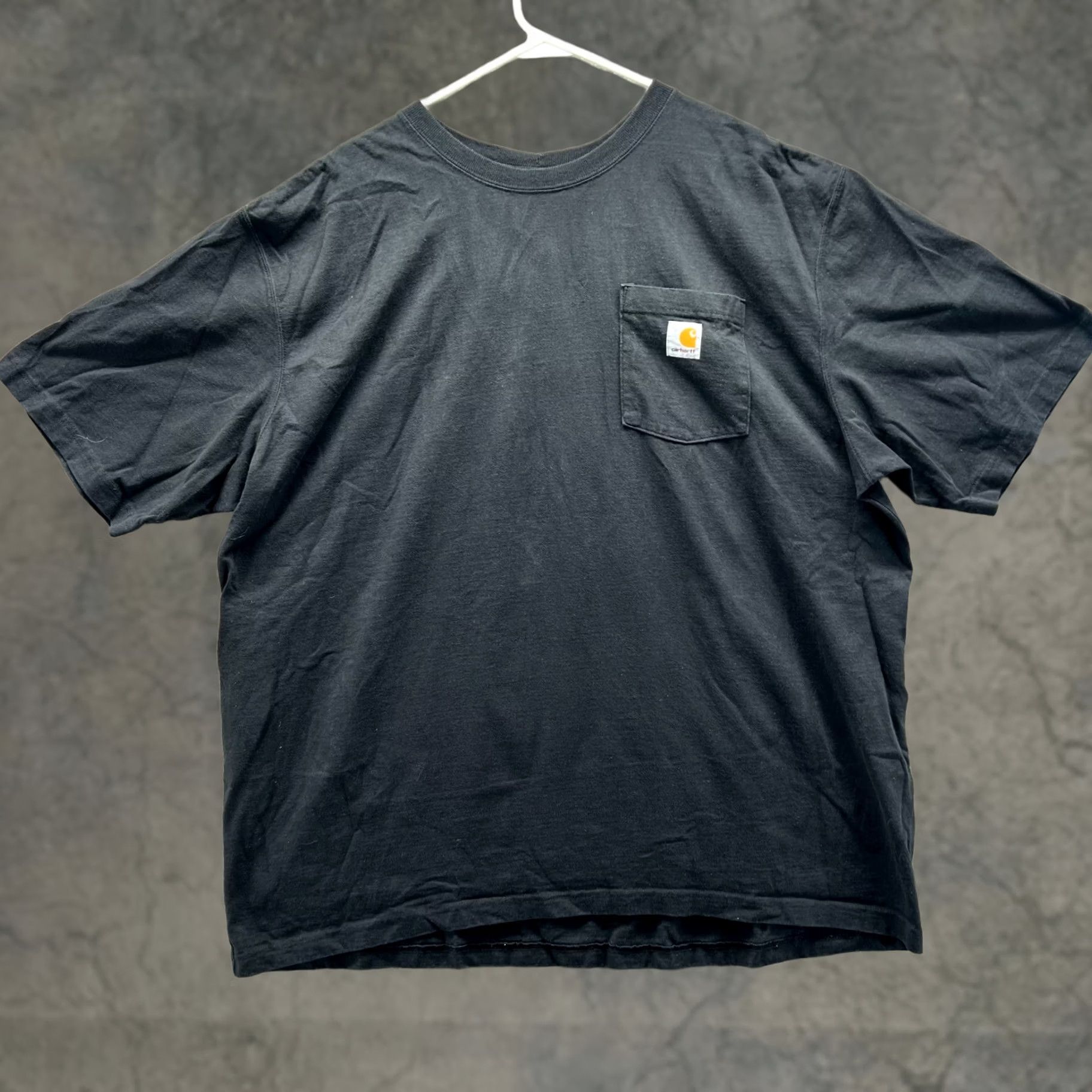 Carhartt VINTAGE Carhartt Shirt Mens 2XL Black Crewneck Original Fit Pocket Tee Cotton Shirt Mens 2XL Black Crewneck Pocket Logo Size US XXL / EU 58 / 5 - 1 Thumbnail