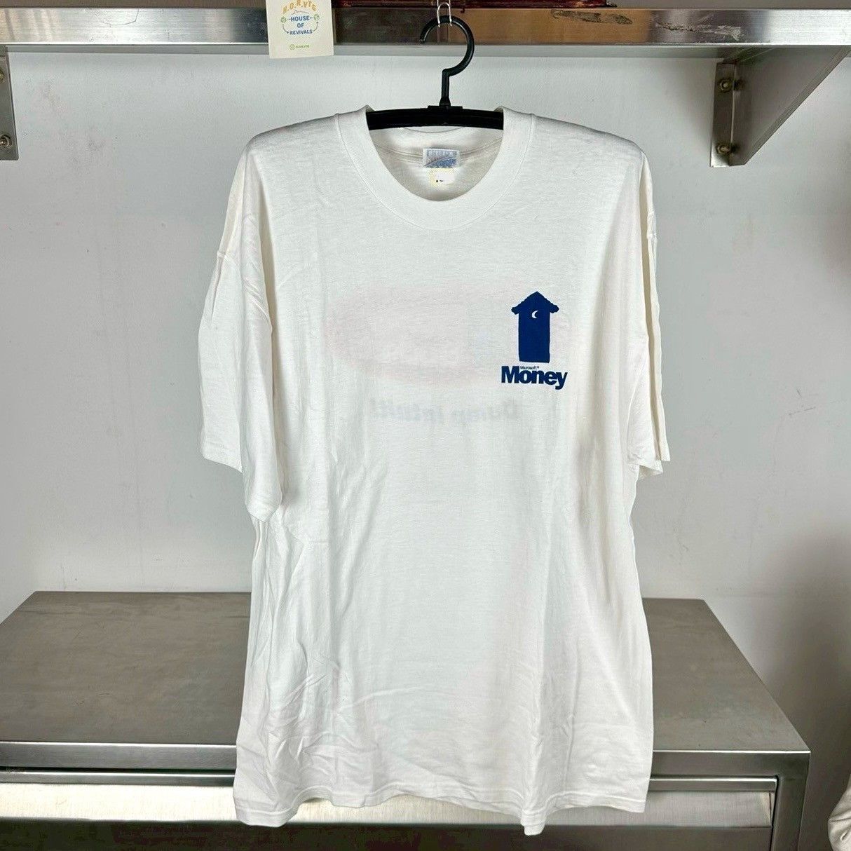 Vintage Vintage 90s Microsoft Money Computer Program Promo T-Shirt Size US XL / EU 56 / 4 - 1 Thumbnail