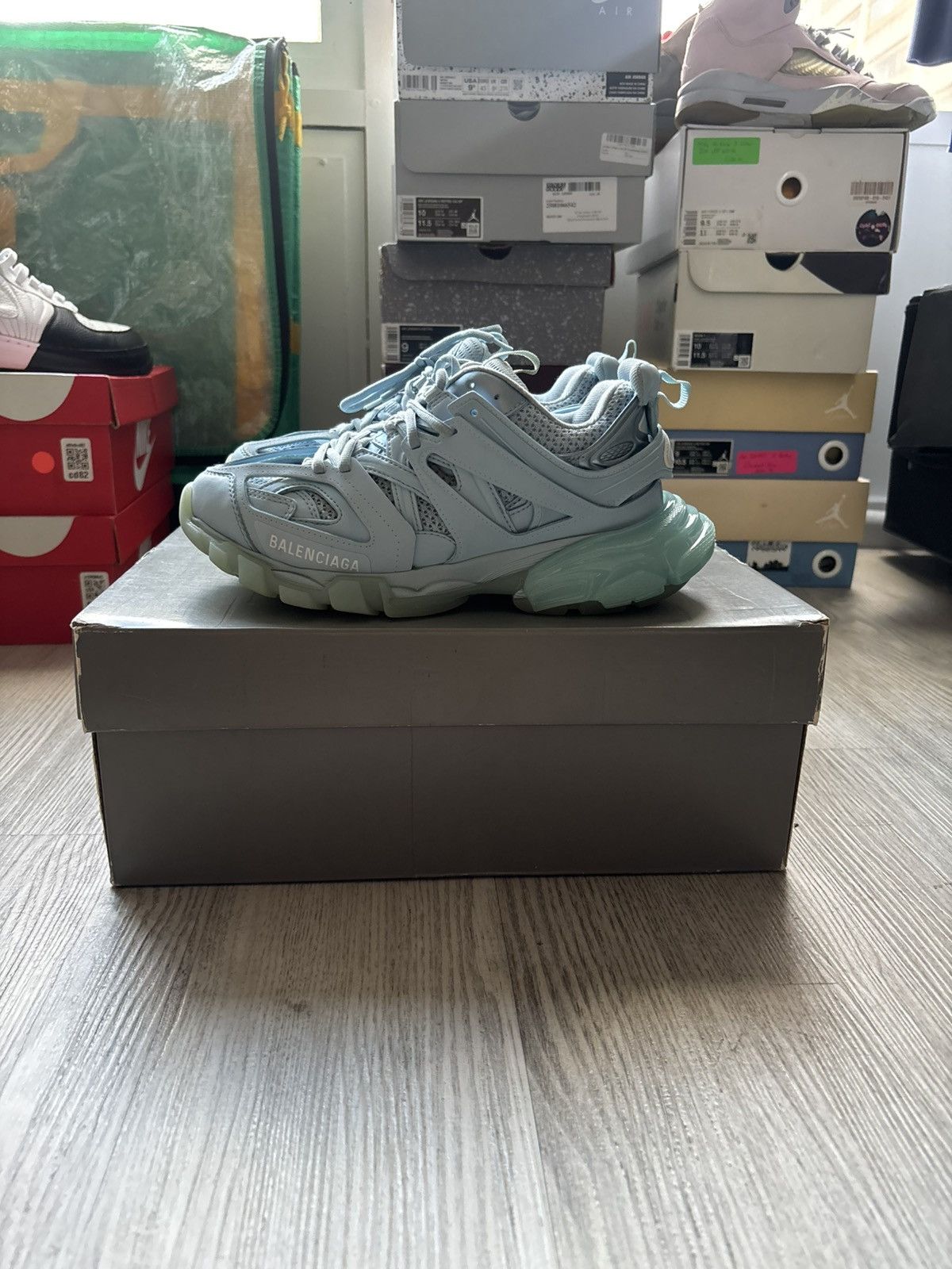 Balenciaga Balenciaga Wmns Track Light Blue Size US 5 / EU 37 - 7 Thumbnail