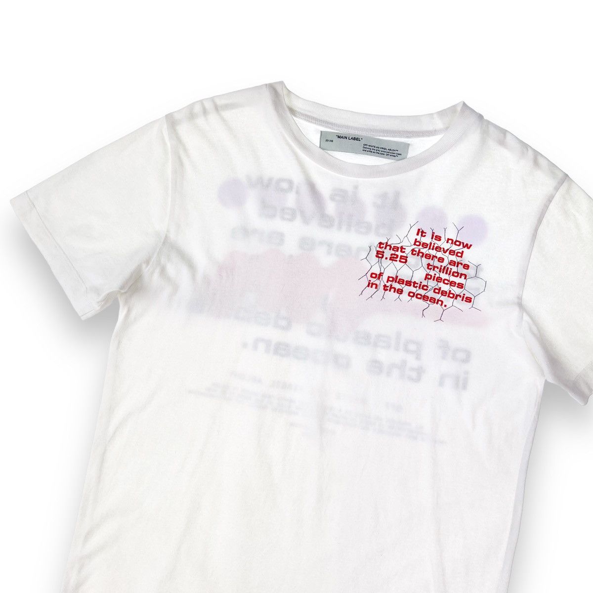 Off-White Off-White Ocean Debris T Shirt Size US M / EU 48-50 / 2 - 2 Thumbnail