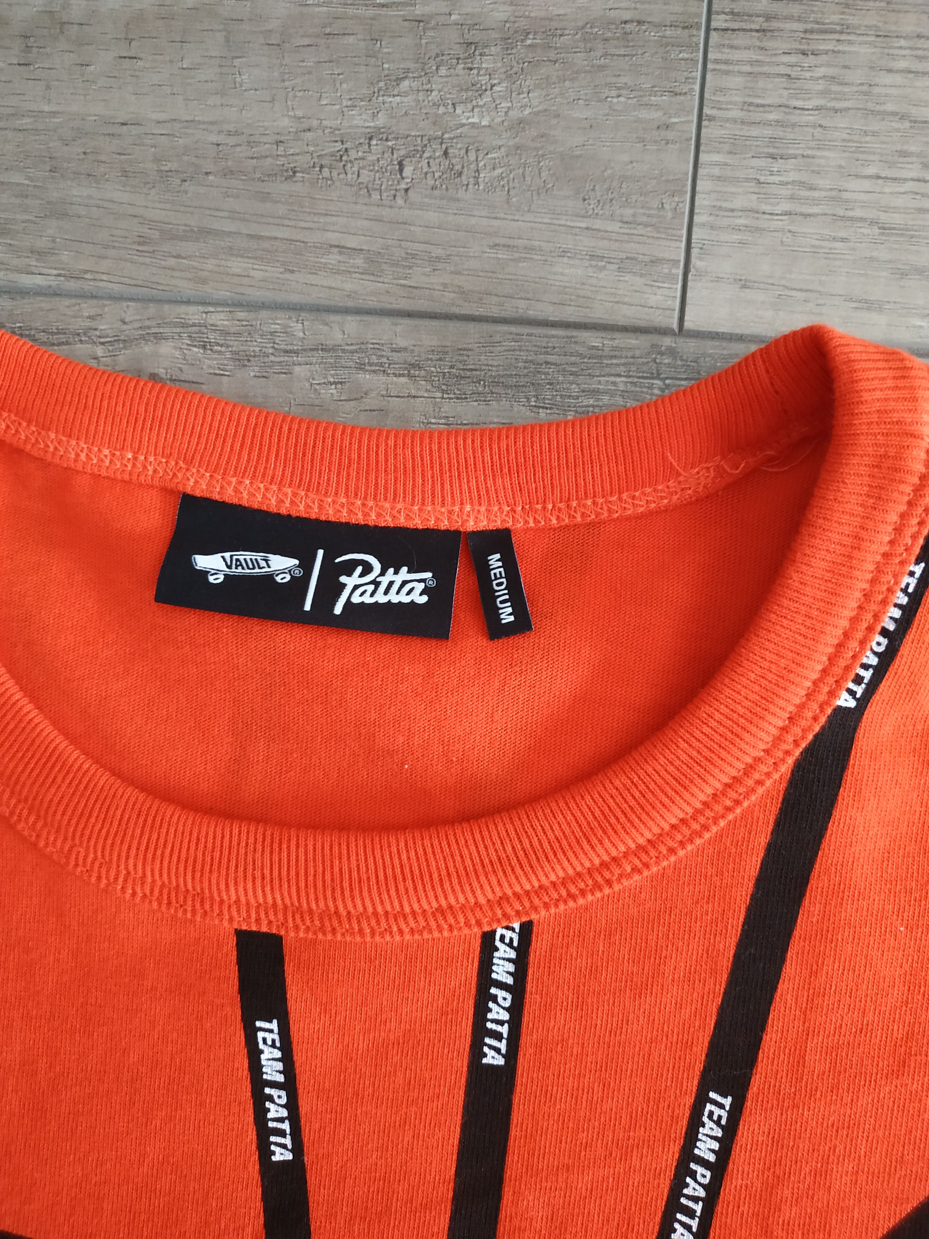Patta × Vans VANS 'Vault' x PATTA Collabo Men's Red T-shirt, s. MEDIUM Size US M / EU 48-50 / 2 - 5 Thumbnail