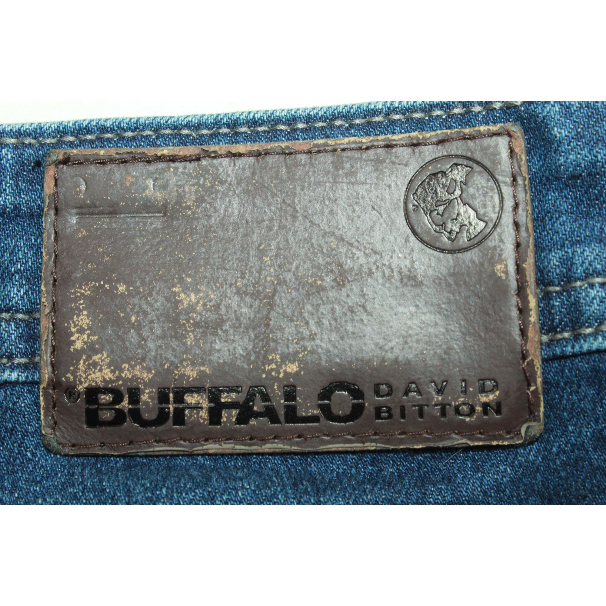 Buffalo David Bitton Buffalo David Bitton Jackson X Straight Blue Jeans 32x30 Size US 32 / EU 48 - 9 Thumbnail