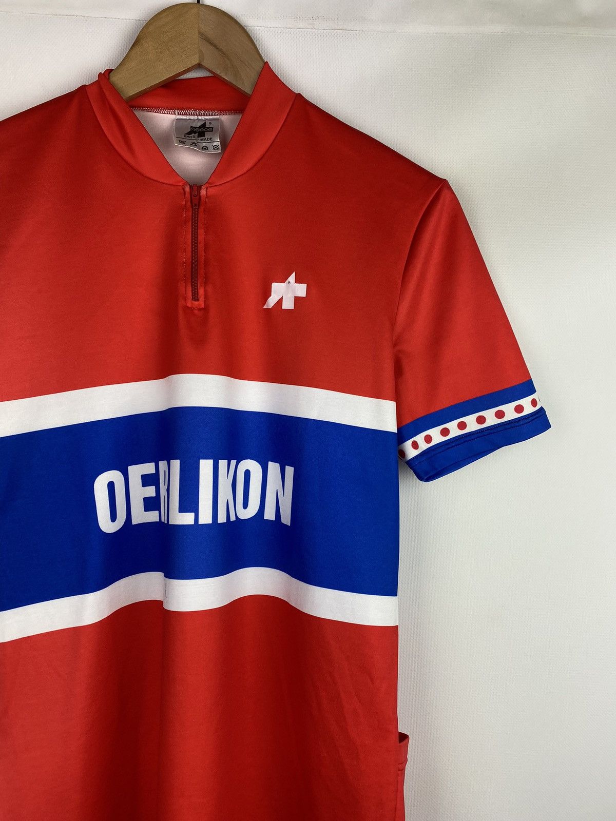 Vintage Assos Of Switzerland Oerlikon vintage cycling jersey size L Size US L / EU 52-54 / 3 - 3 Thumbnail