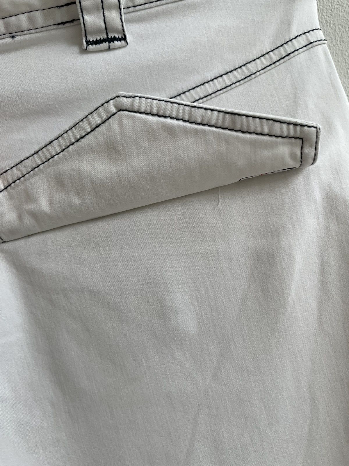 Miss Sixty Miss Sixty Vintage Flared Pants White Denim Jeans Size 27" / US 4 / IT 40 - 5 Thumbnail