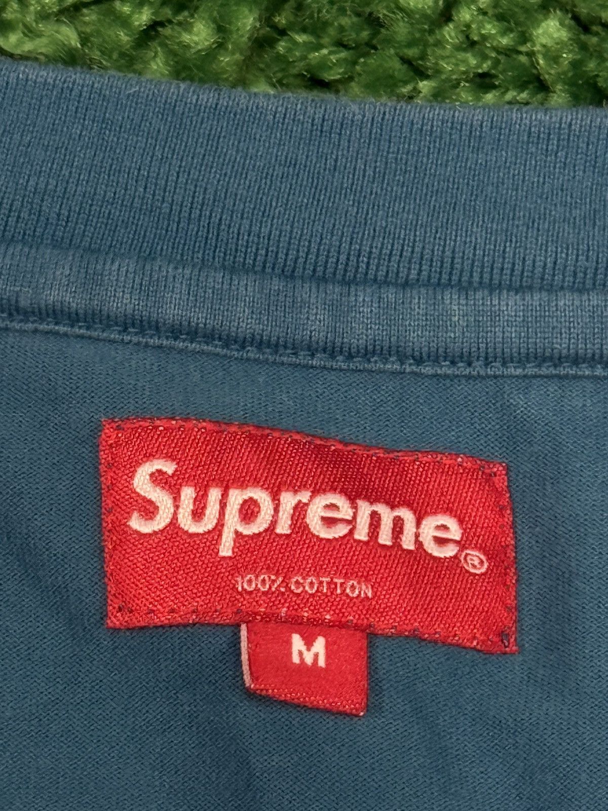 Supreme Supreme Mini Box Logo Blue Slate Tee Medium Cut + Sewn Size US M / EU 48-50 / 2 - 3 Thumbnail