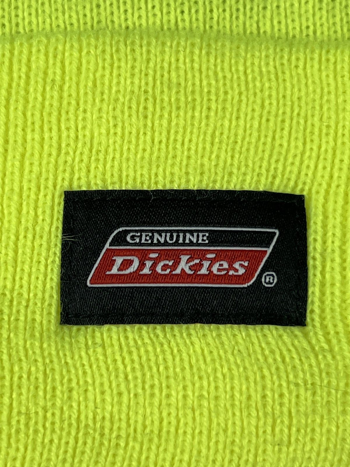 Dickies Dickies Logo Winter Fleece Warm Beanie Hat Acid Green Size ONE SIZE - 3 Thumbnail