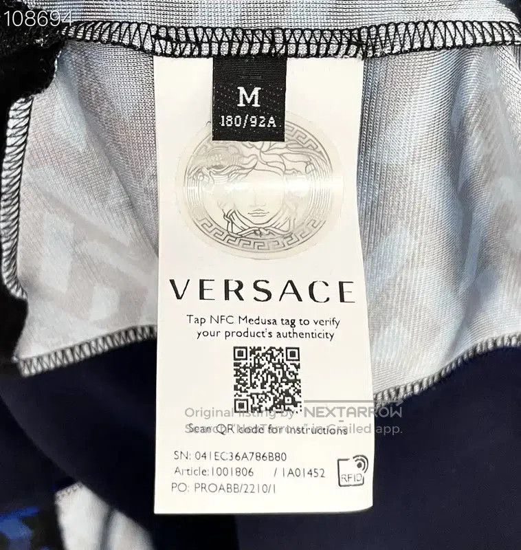 Versace Versace Colorful Men's T-Shirt . Size US M / EU 48-50 / 2 - 5 Thumbnail