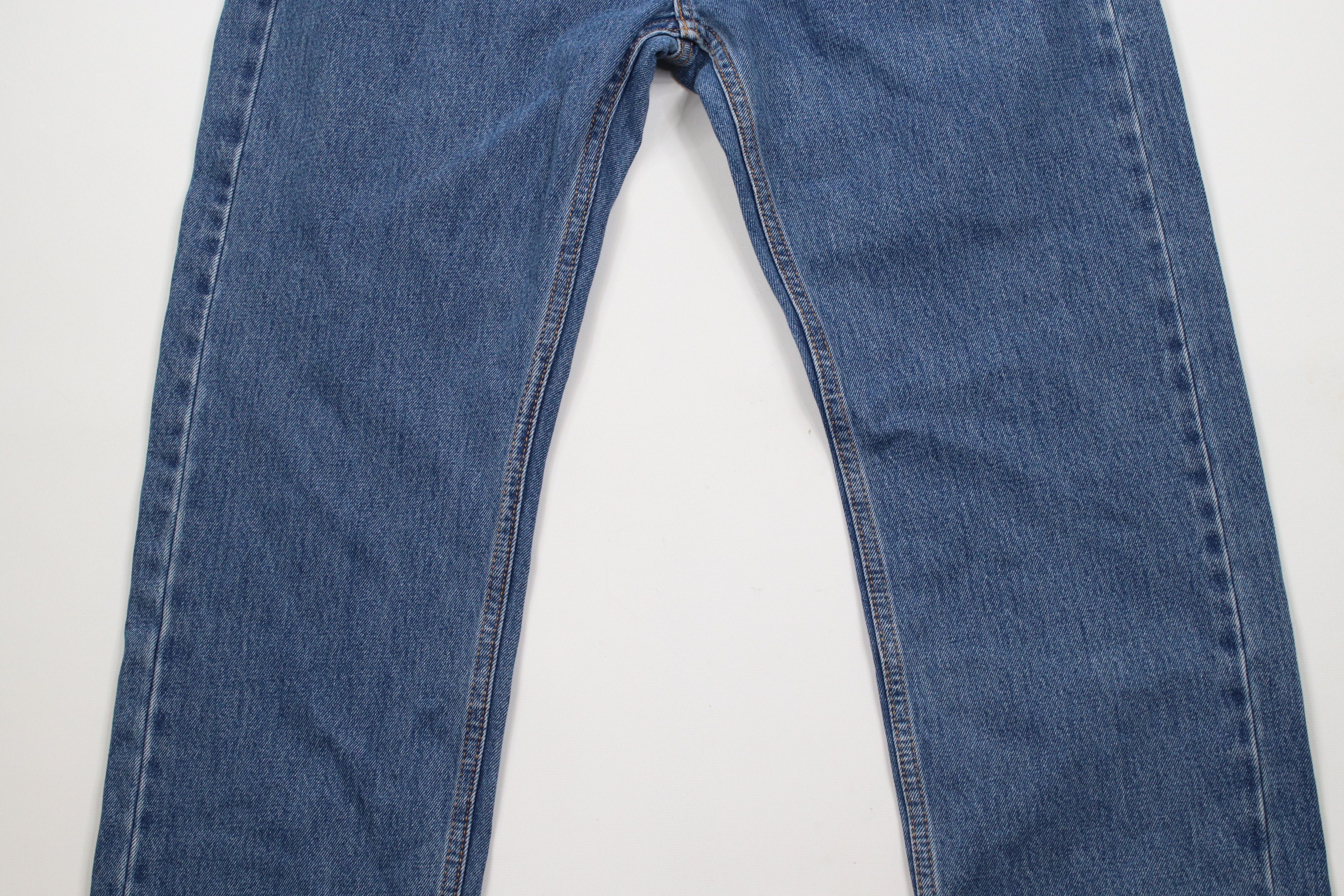 Levi's × Vintage Vintage Y2K Levis 505 Regular Fit Denim Jeans Blue Cotton Size US 32 / EU 48 - 3 Thumbnail