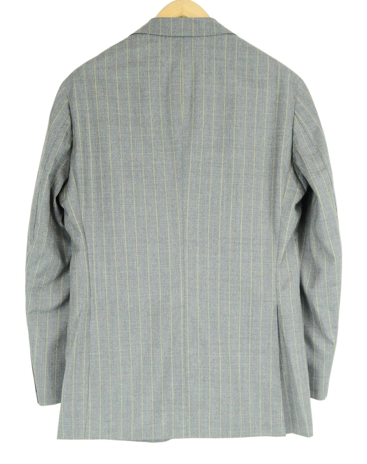 Suitsupply HAVANA PATCH UK38R Wool Grey Striped 2 Piece Suit 57910 Size 38R - 6 Thumbnail
