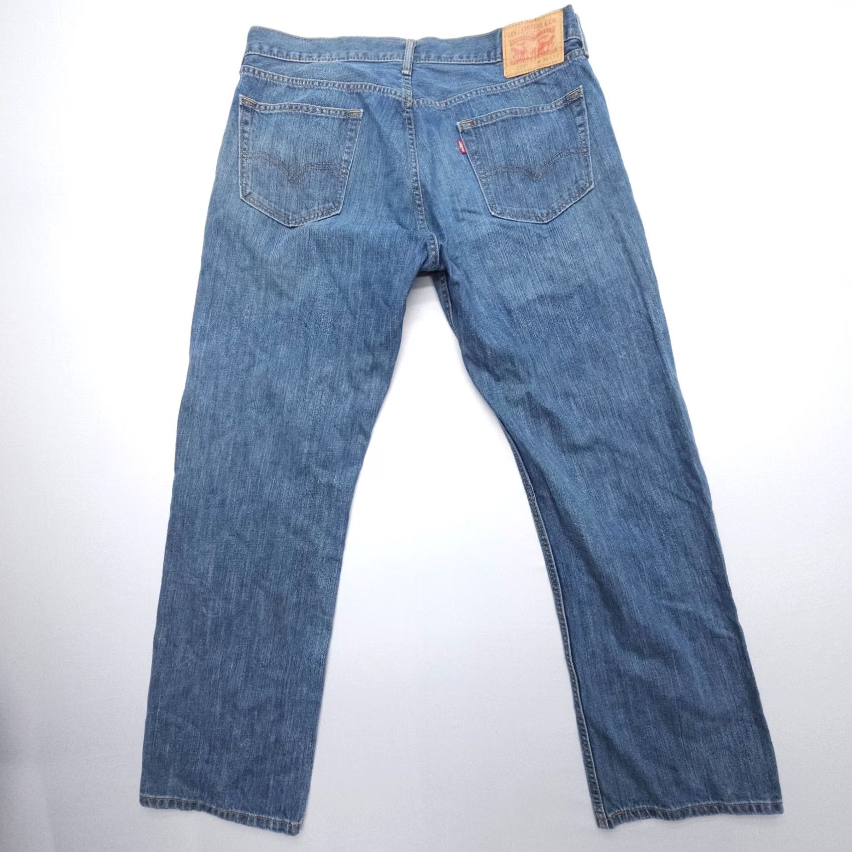 Levi's Levi's 559 Jeans Relaxed Straight Mens 36 x 32 Dark Wash 100% Cotton Rigid Denim Blue Tailored Everyday Comfort Pockets Vintage: No Model: Size US 36 / EU 52 - 2 Thumbnail