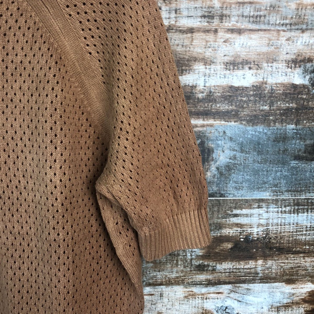 Undercover × Uniqlo Uniqlo X Undercover Brown Knitwear crochet #A1847 Size L / US 10 / IT 46 - 8 Thumbnail