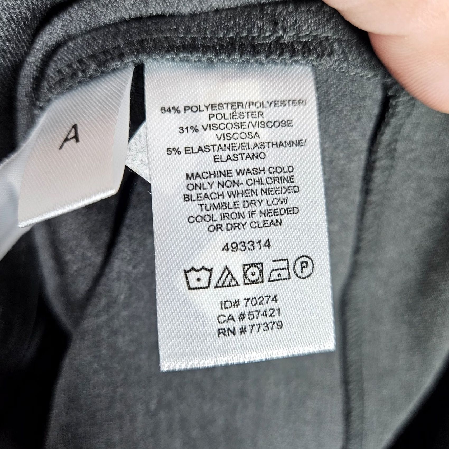 Ann Taylor Ann Taylor Dress Pants Womens 0P Gray Mid Rise Skinny Polyester Viscose Elastane Pants Women Size 25" / US 0 / IT 36 - 3 Thumbnail