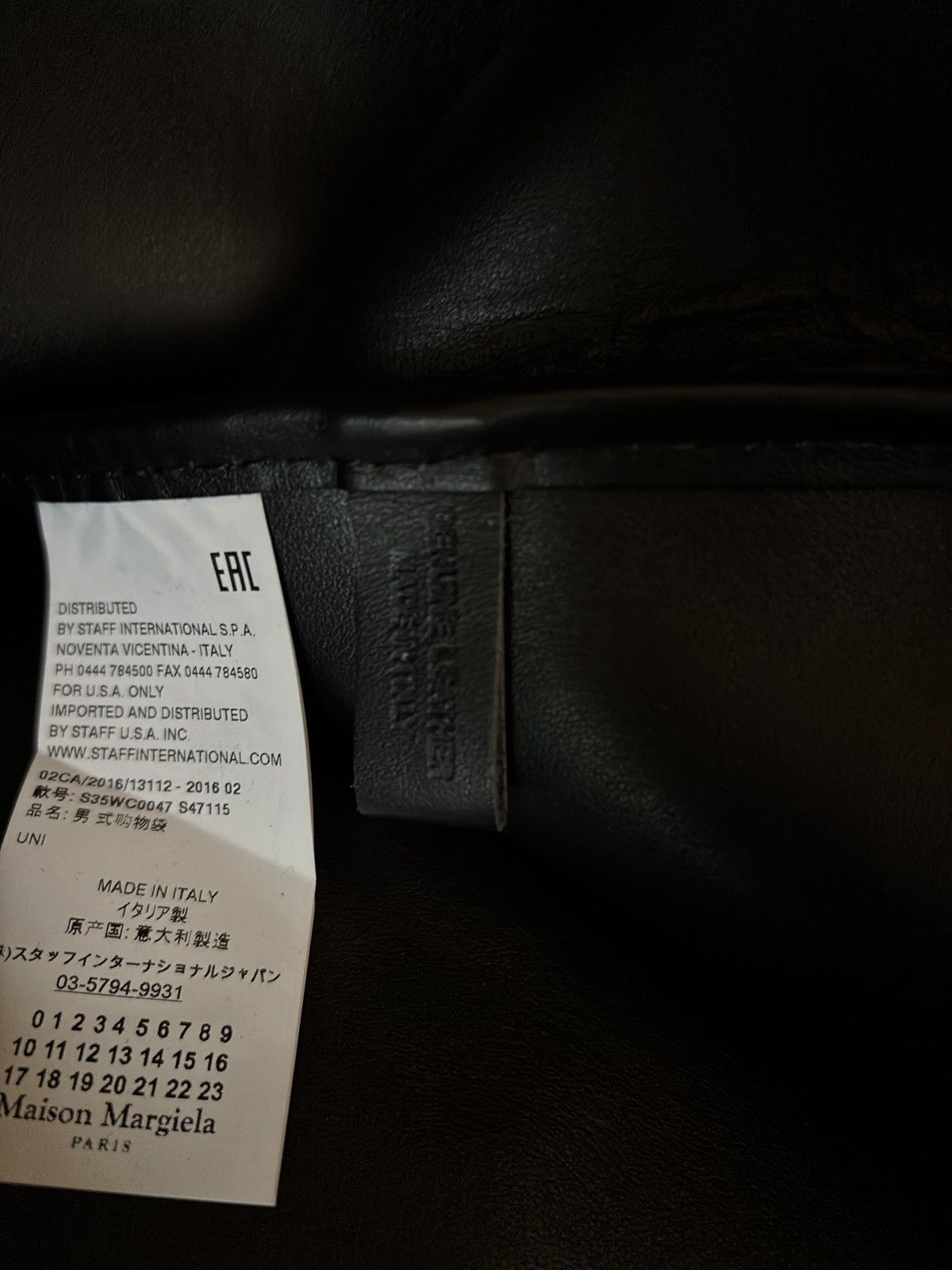 Maison Margiela SS16 Maison Margiela Black XXL Tote/Shoulder Bag Size ONE SIZE - 11 Thumbnail