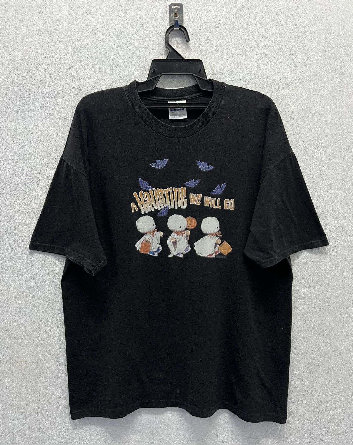Hanes × Vintage VINTAGE HANES A HAUNTING WE WILL GO SHIRT Size US XL / EU 56 / 4 - 1 Thumbnail