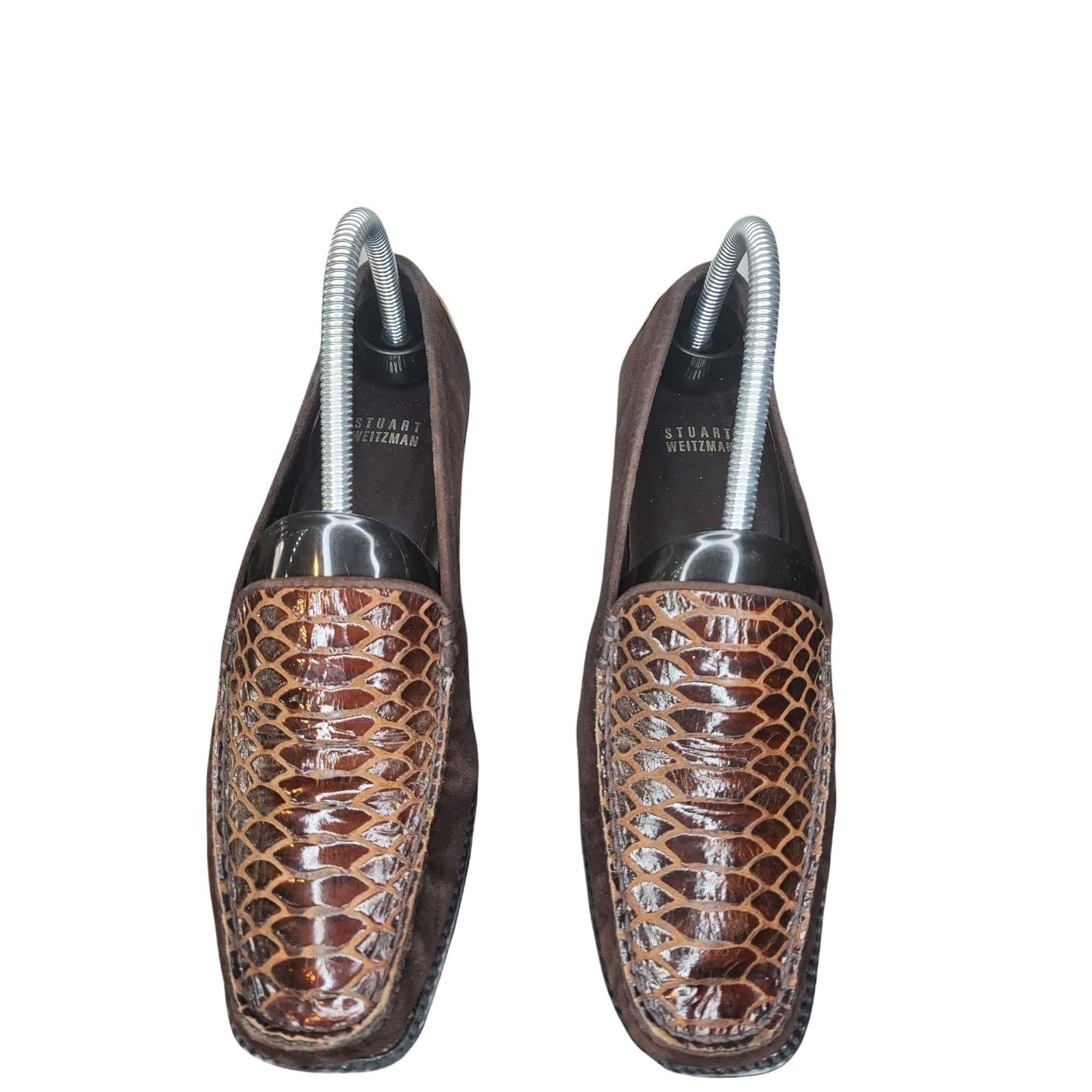 Stuart Weitzman Stuart Weitzman Loafers Women Sz 8M Brown Leather Designer A Size US 8 / IT 38 - 2 Thumbnail