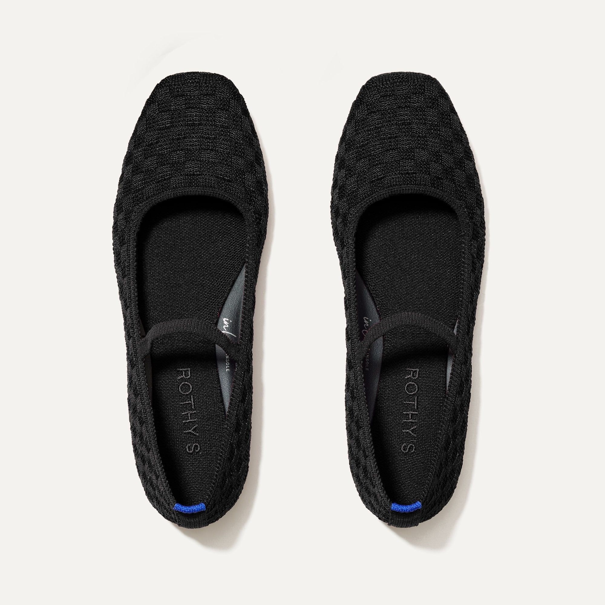 Rothy's Rothy’s The Max Square Mary Jane 5.5 Black Sand Geometric EU Size US 5.5 / IT 35.5 - 1 Thumbnail